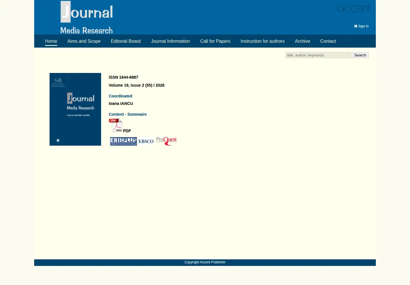 Screenshot of mrjournal.ro
