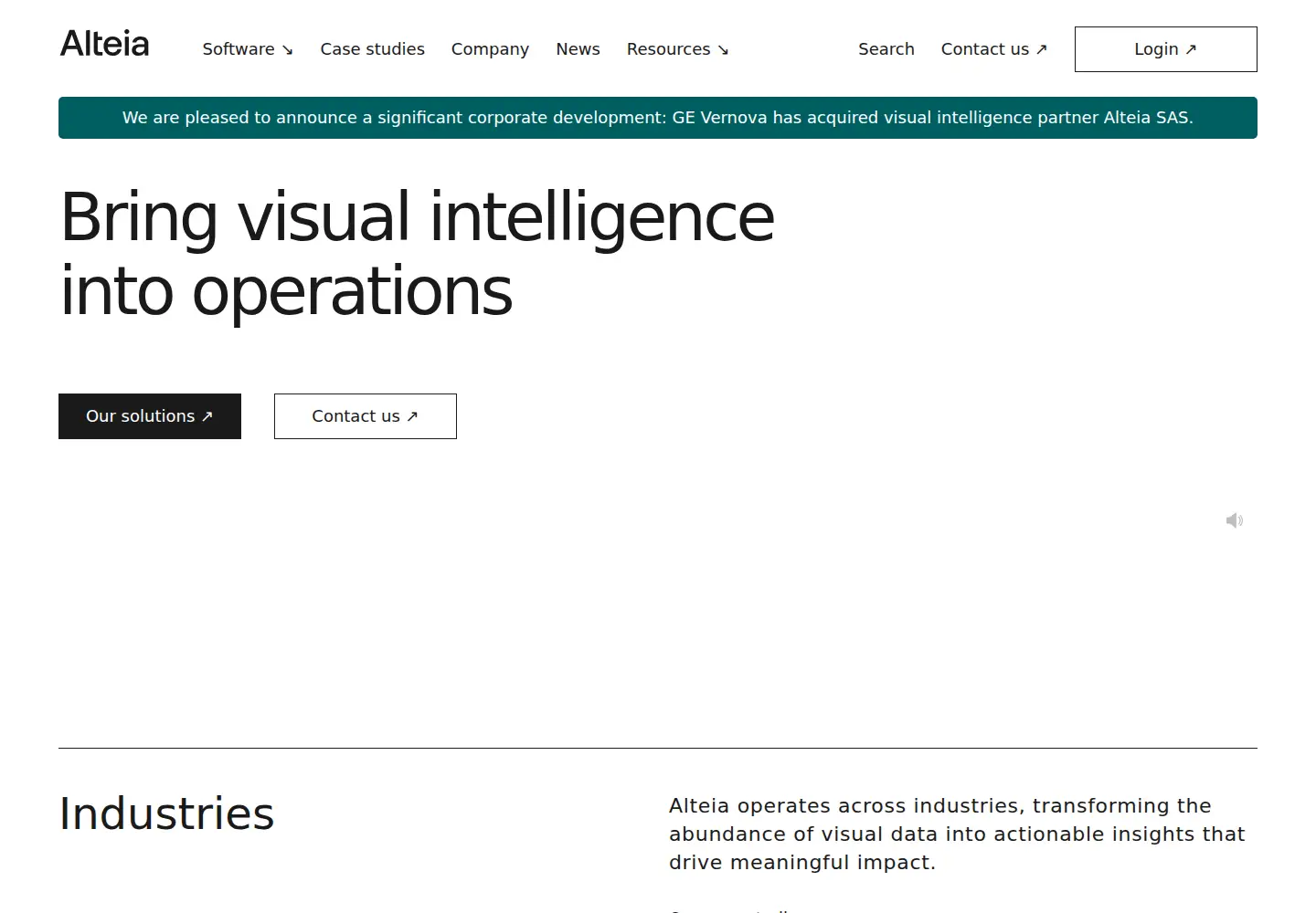 Screenshot of alteia.com