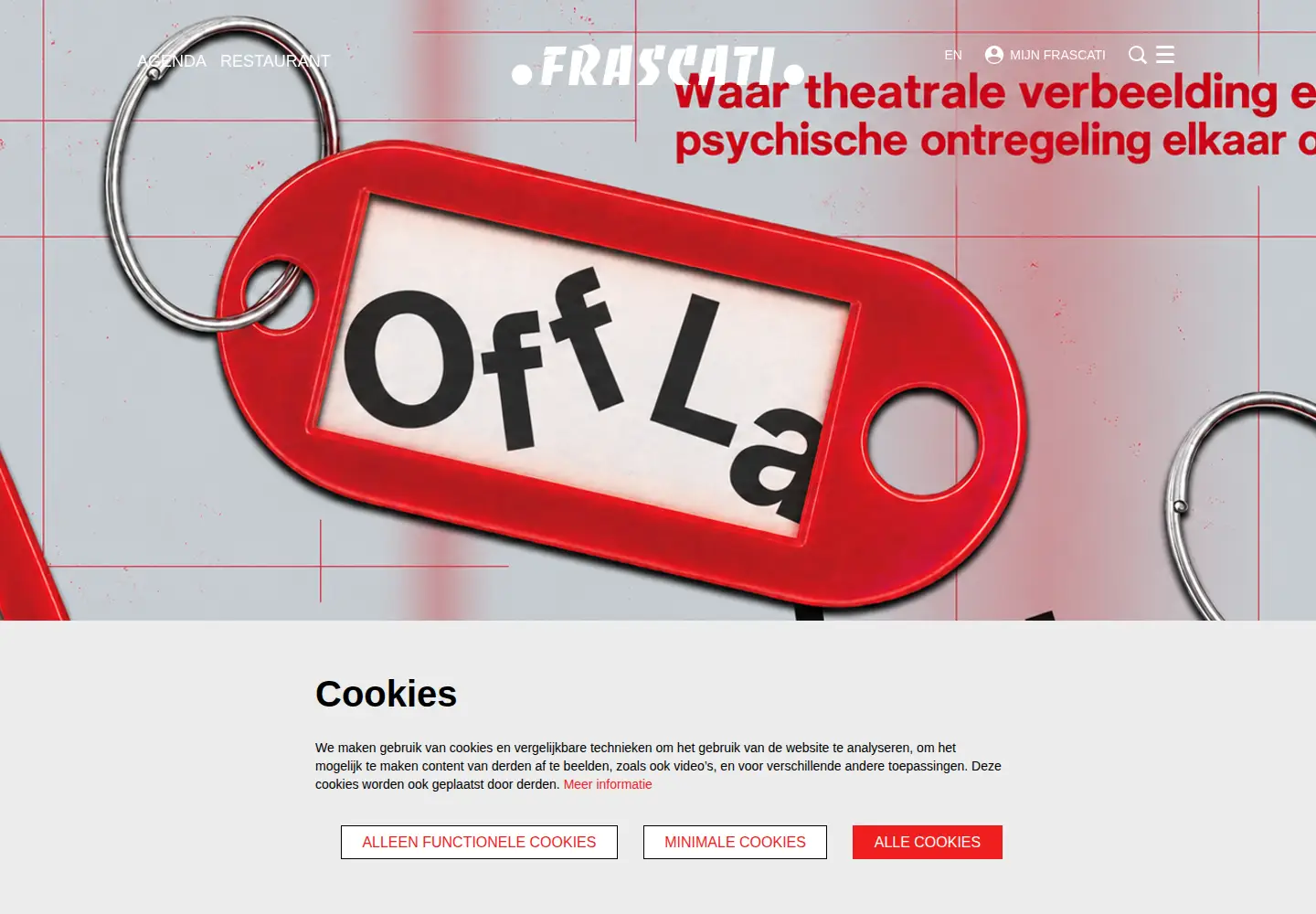 Captured homepage of frascatitheater.nl in the current scan