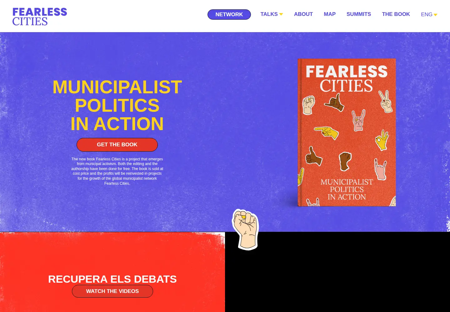 Screenshot of fearlesscities.com