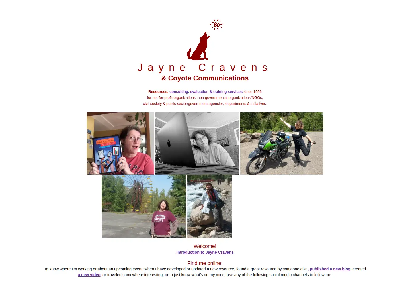Screenshot of coyotecommunications.com