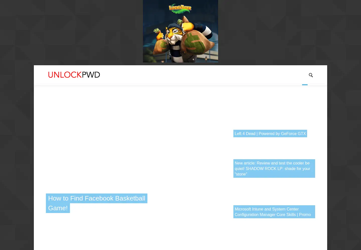 Screenshot of unlockpwd.com
