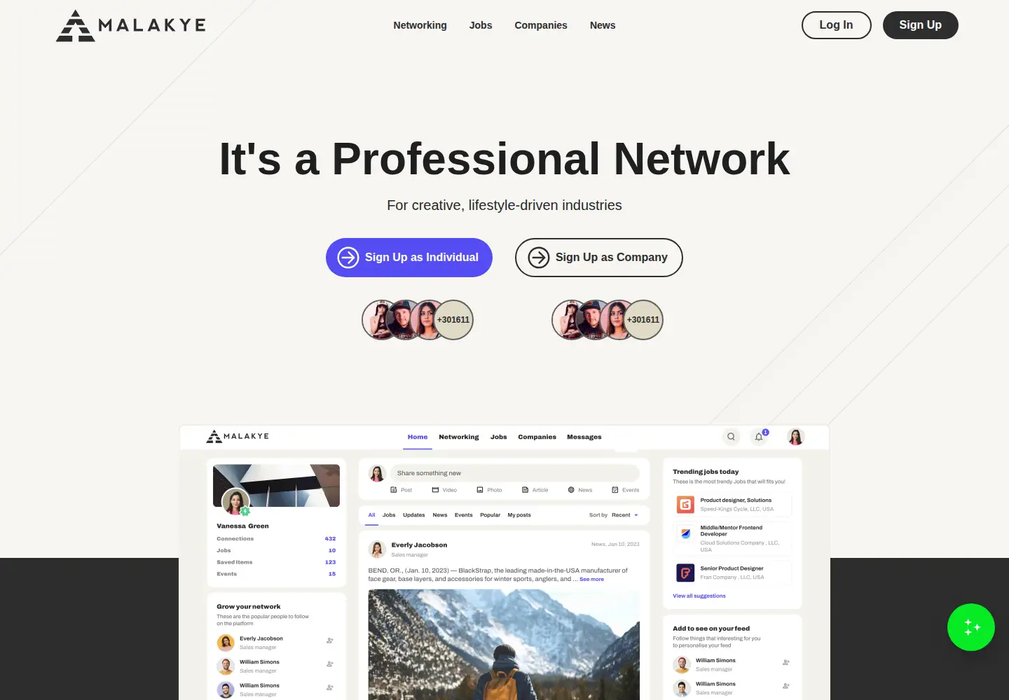 Screenshot of malakye.com