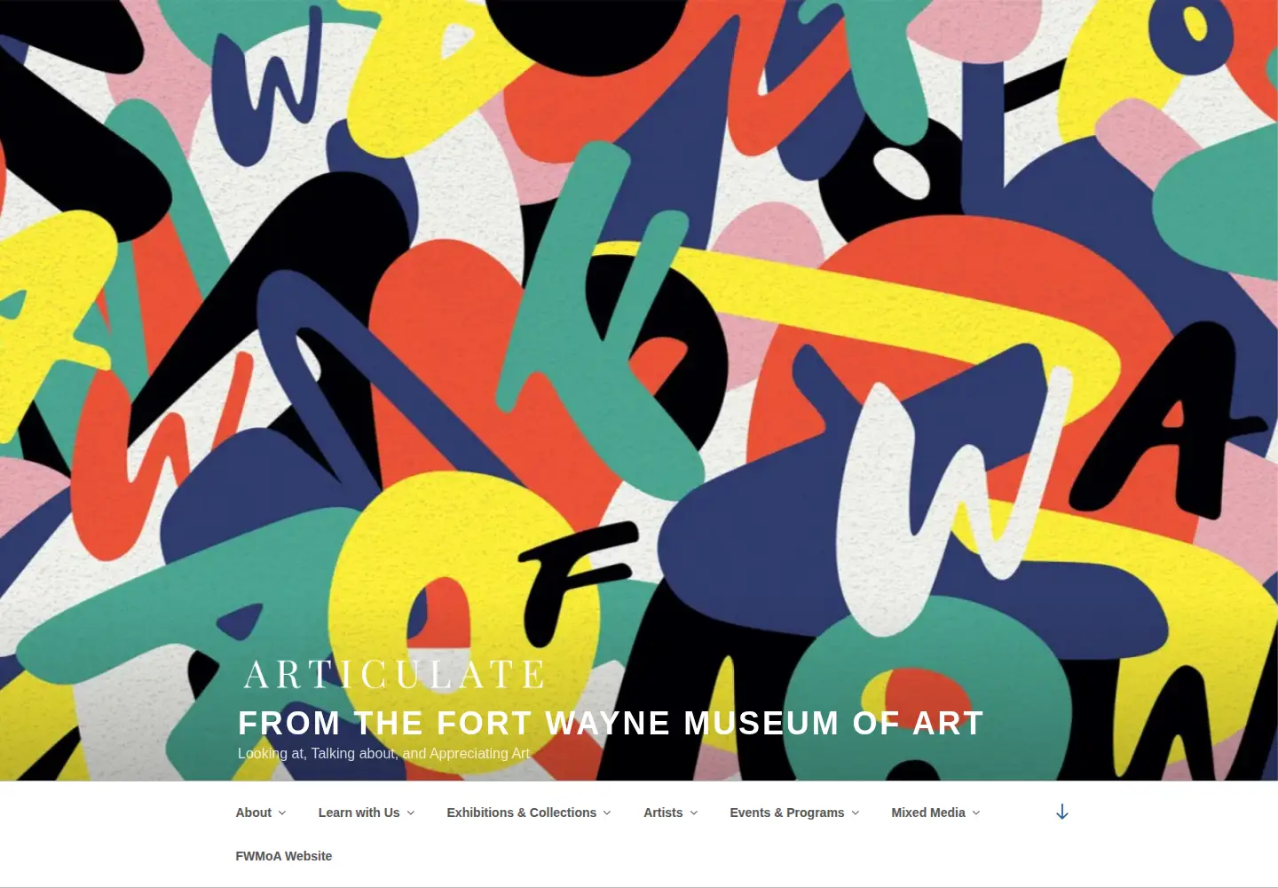 Captured homepage of fwmoa.blog in the current scan