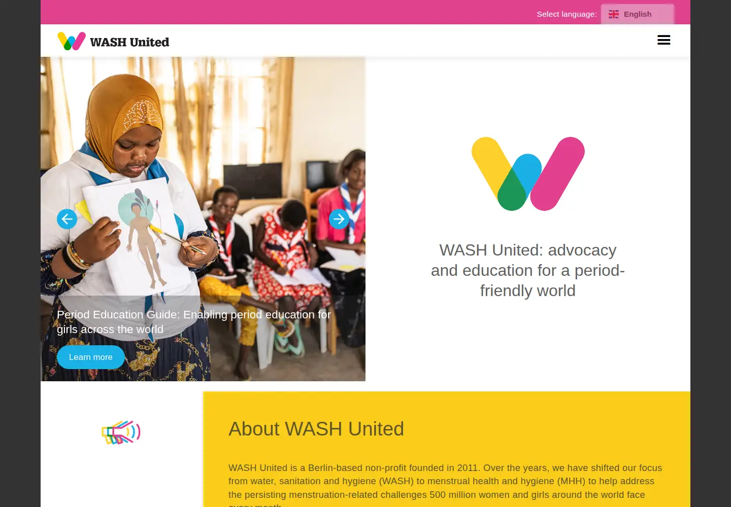 Screenshot of wash-united.org