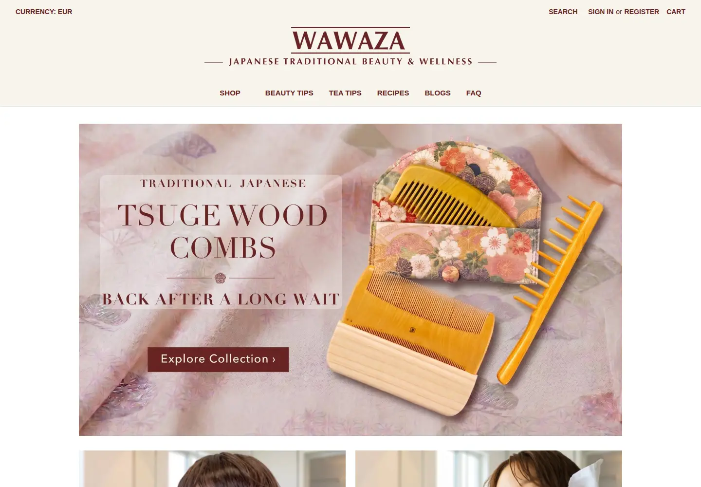 Captured homepage of wawaza.com in the current scan