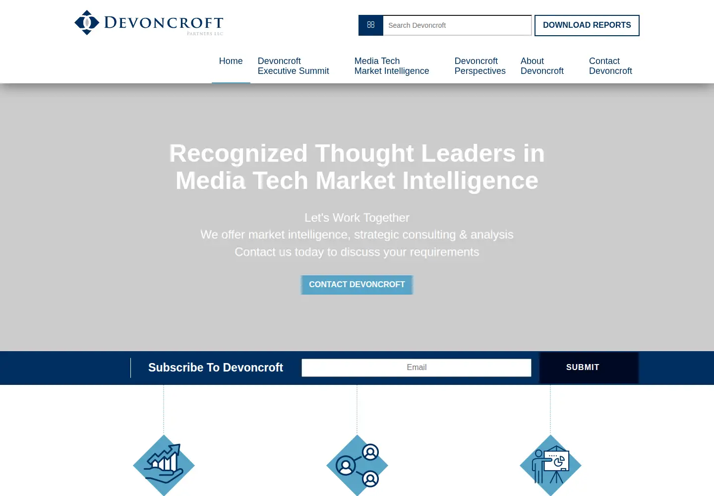 Screenshot of devoncroft.com