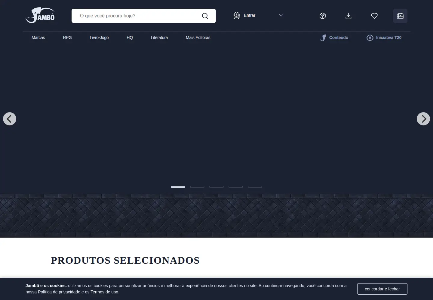 Screenshot of jamboeditora.com.br