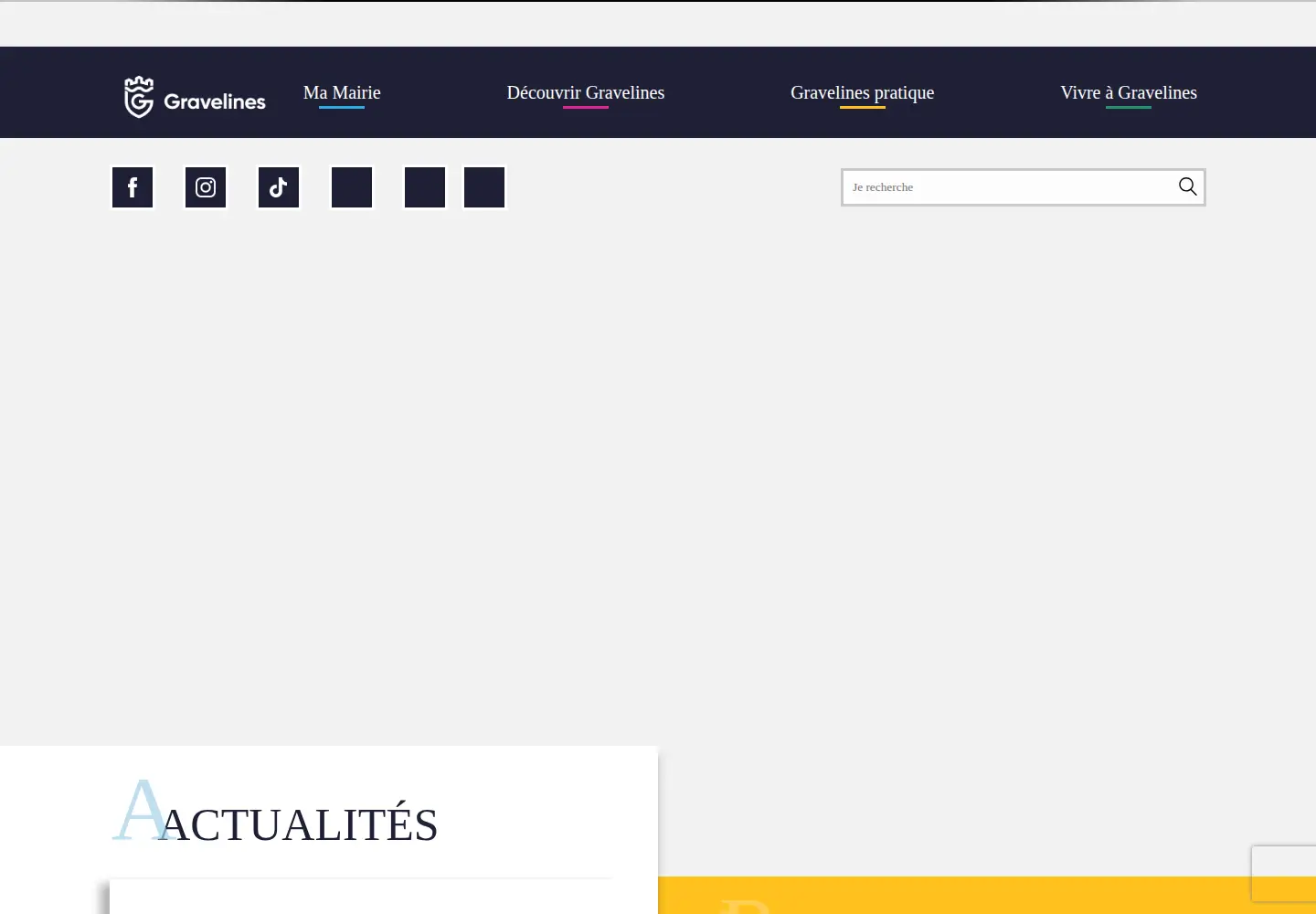 Screenshot of ville-gravelines.fr
