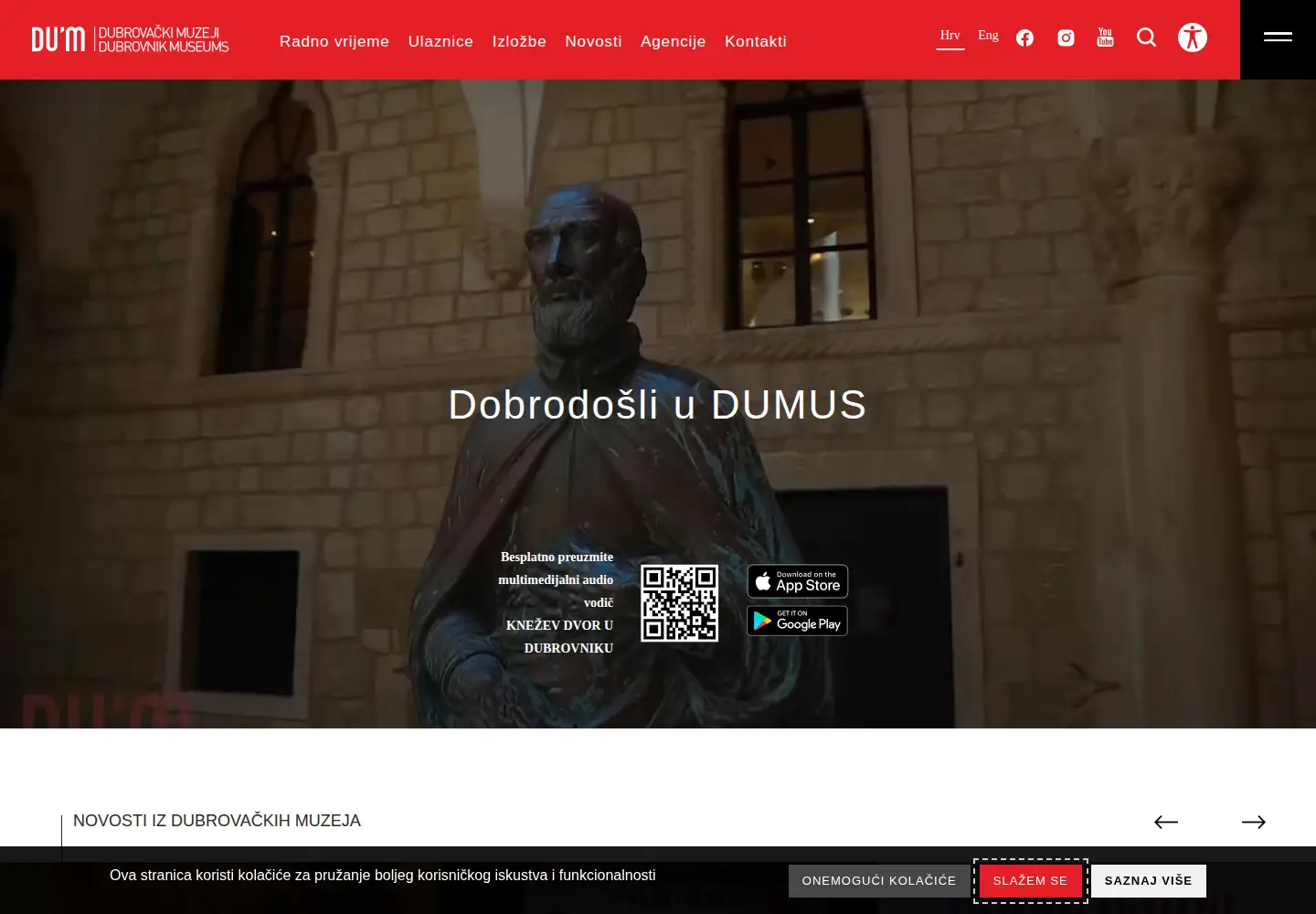 Screenshot of dumus.hr