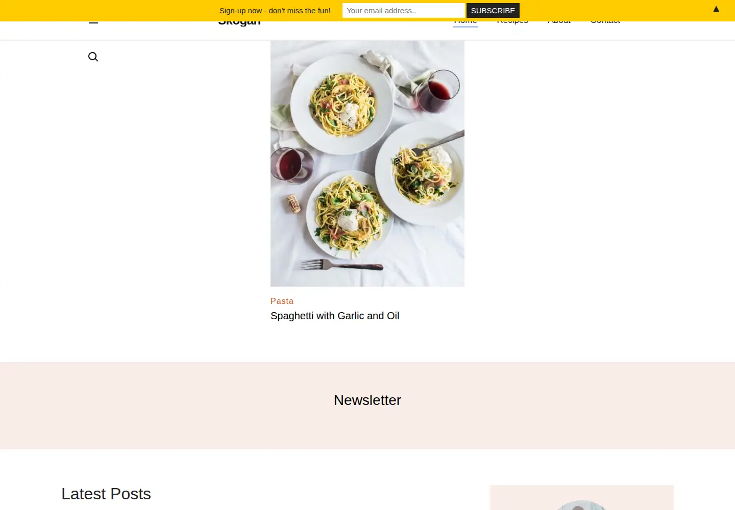 Screenshot of skogan.org