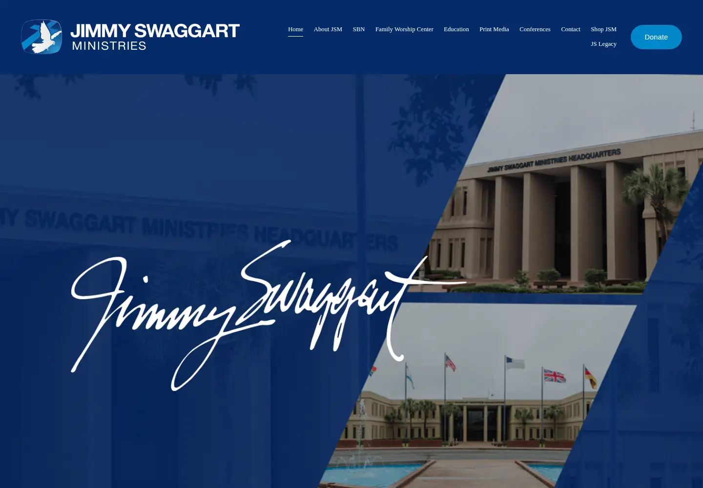 Captured homepage of jsm.org in the current scan