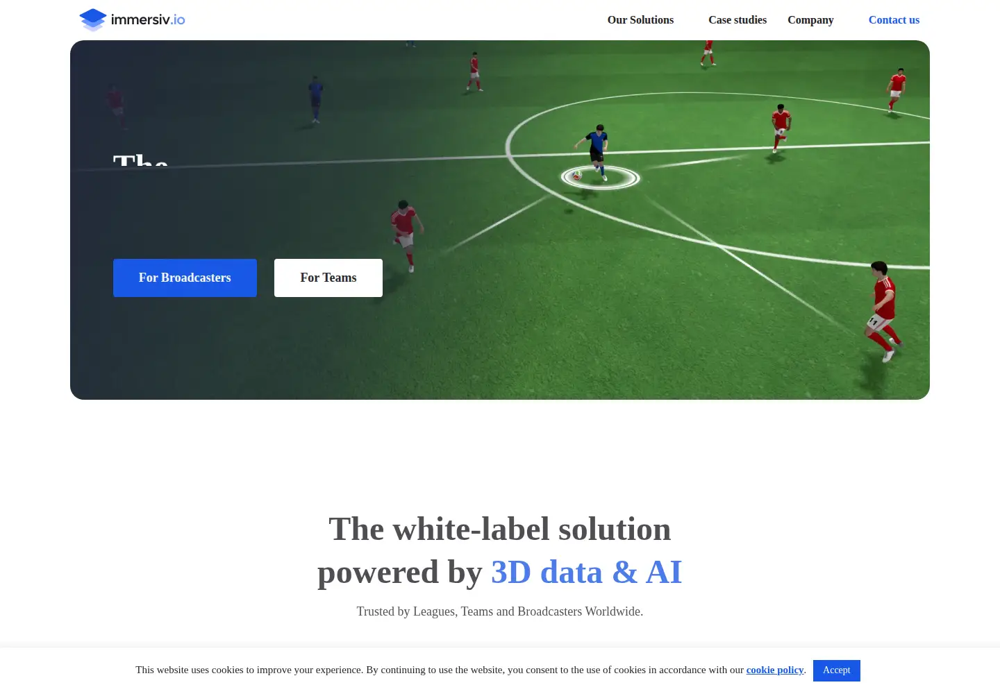 Screenshot of immersiv.io