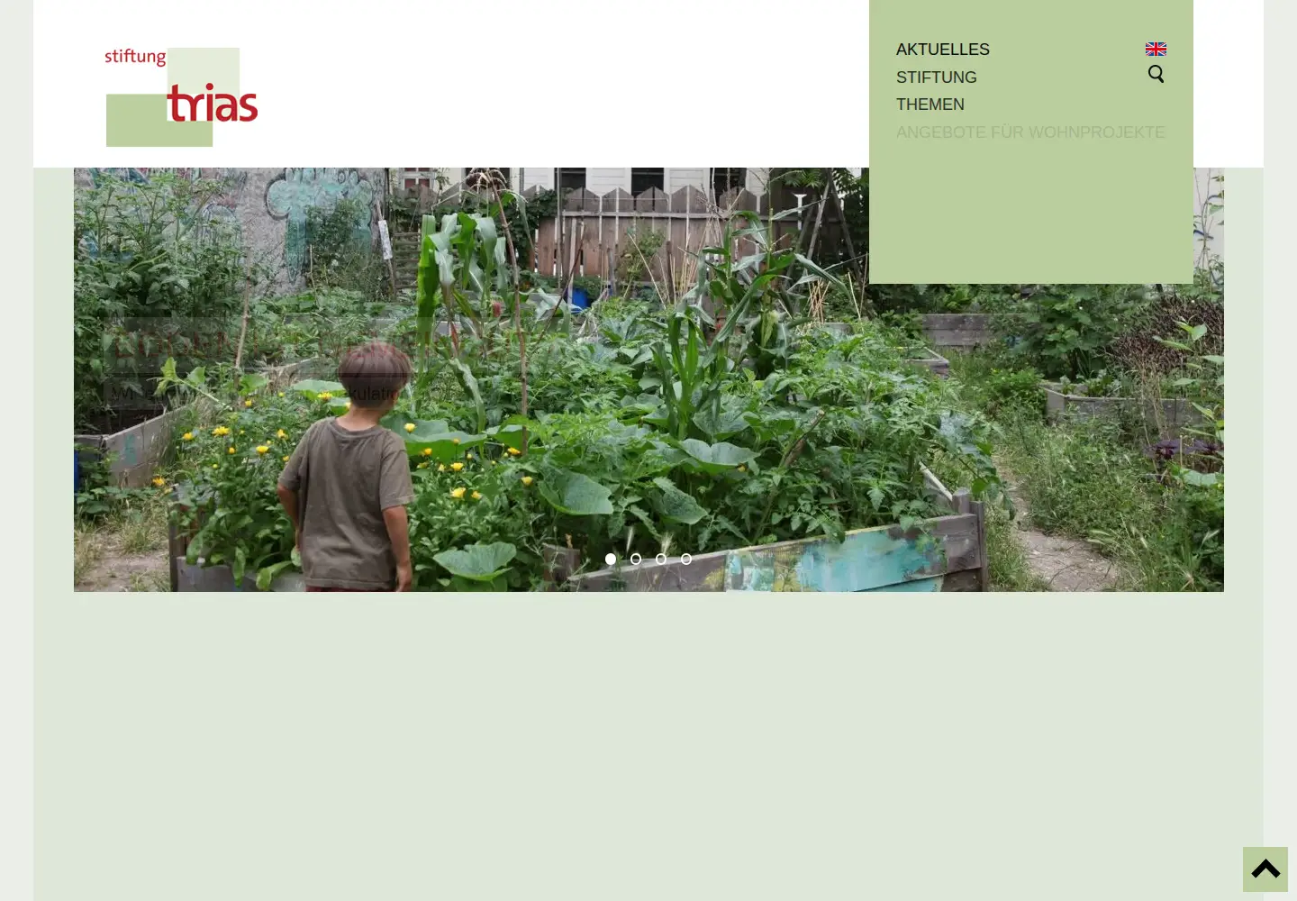 Screenshot of stiftung-trias.de