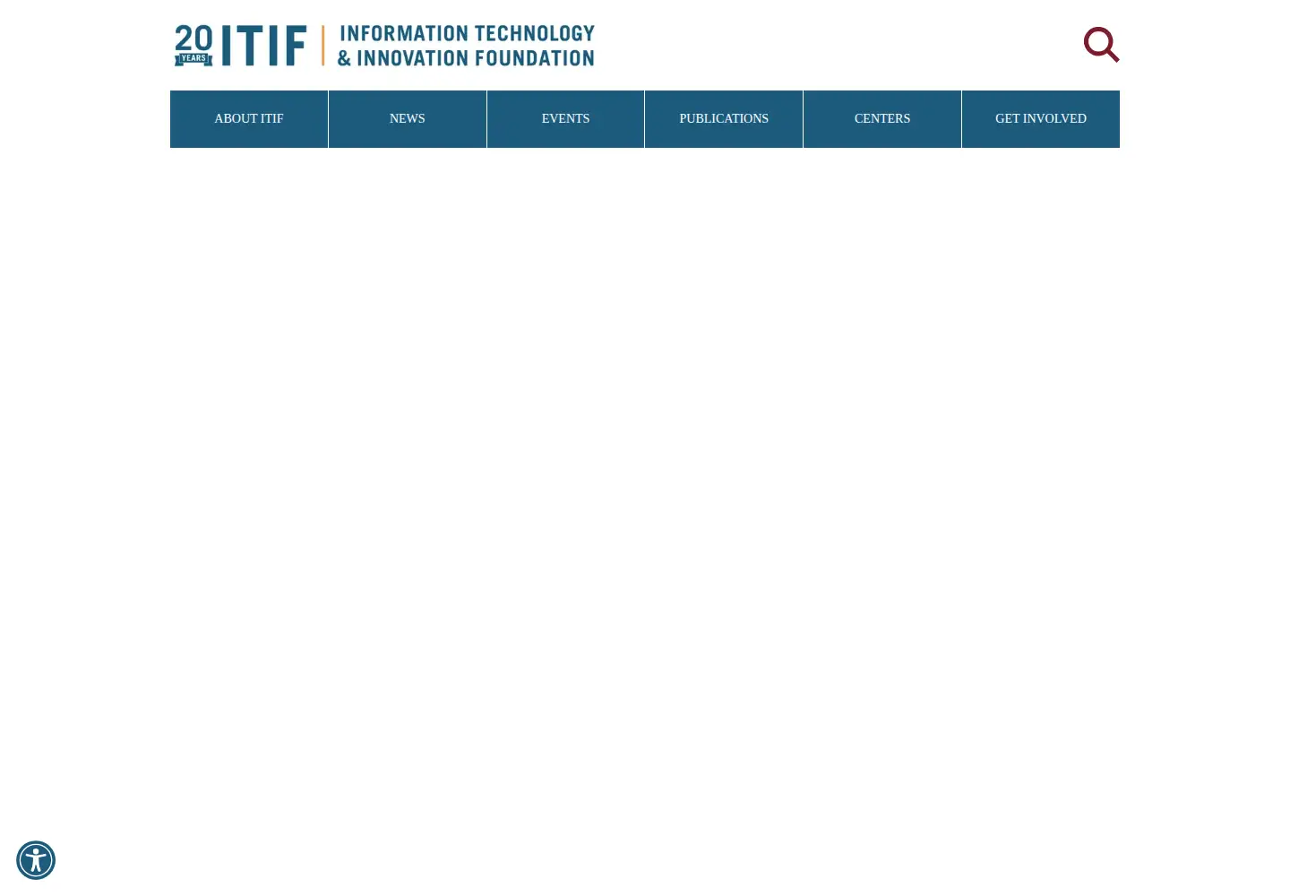 Captured homepage of innovationfiles.org in the current scan