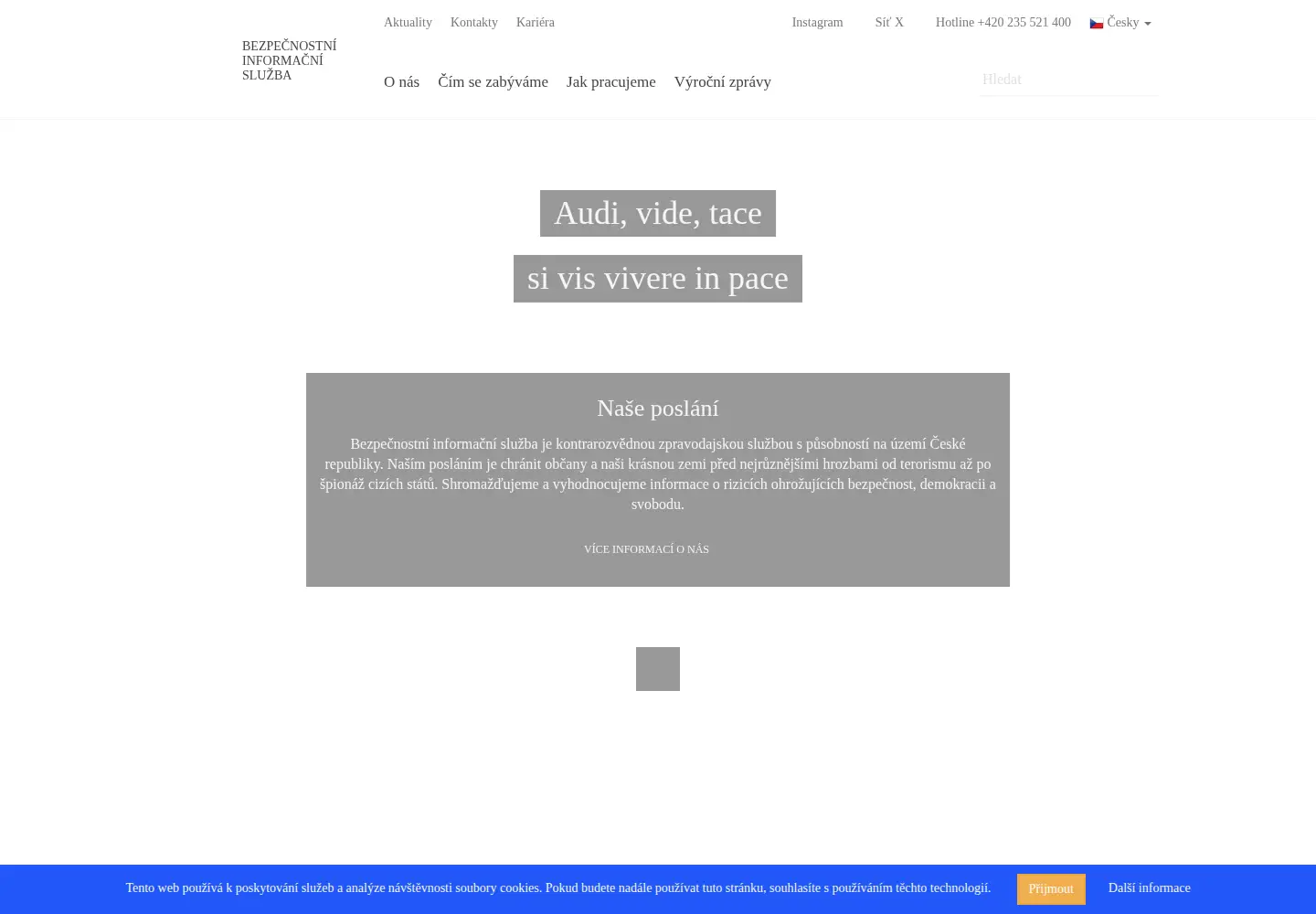 Screenshot of bis.cz