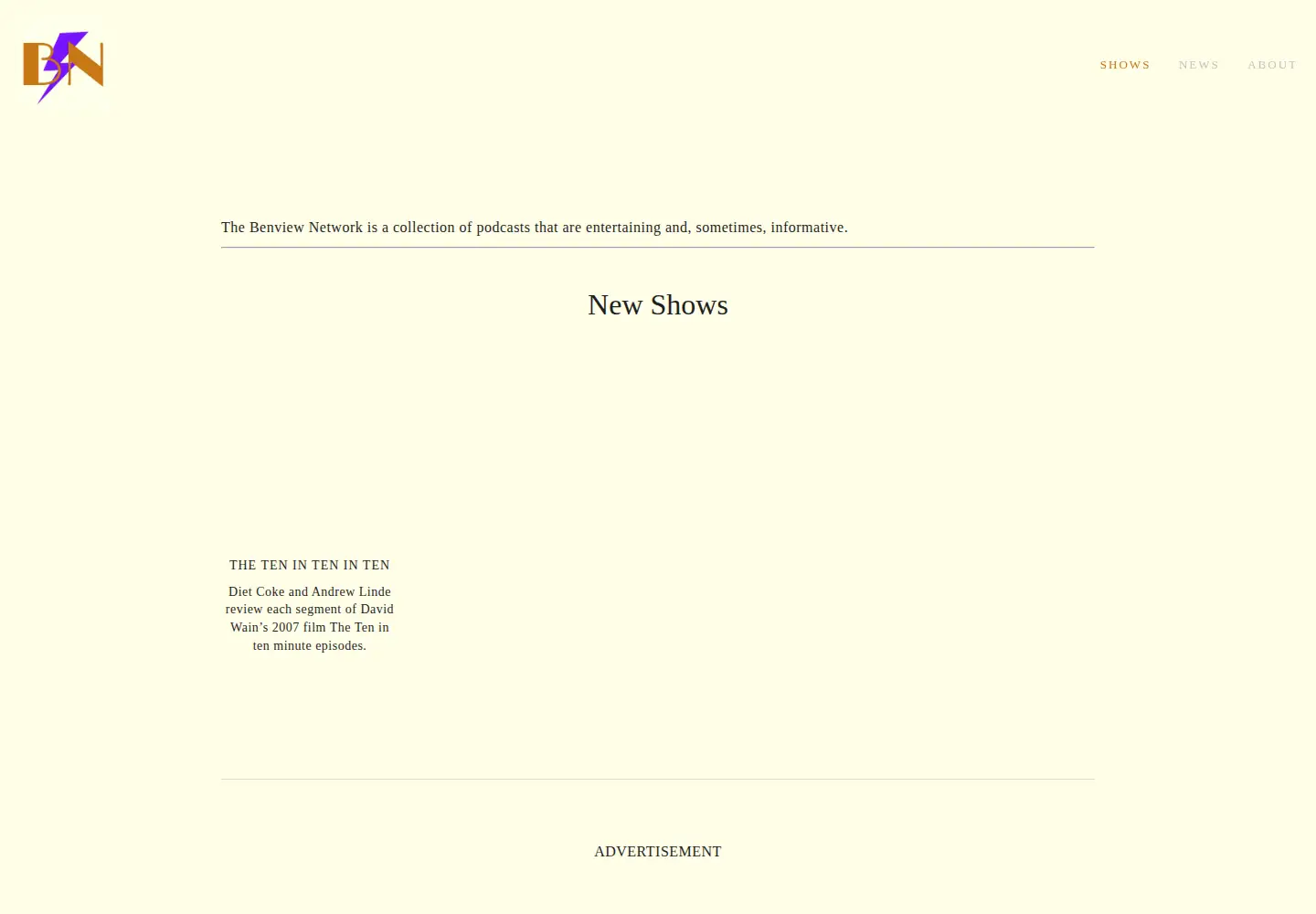 Screenshot of benviewnetwork.com