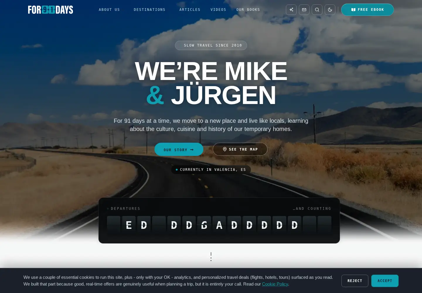 Screenshot of for91days.com