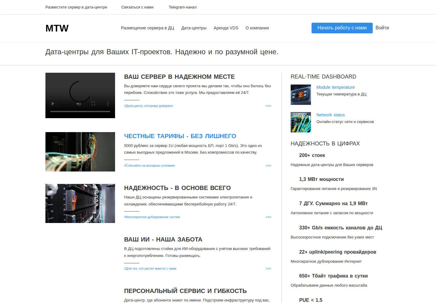 Screenshot of mtw.ru
