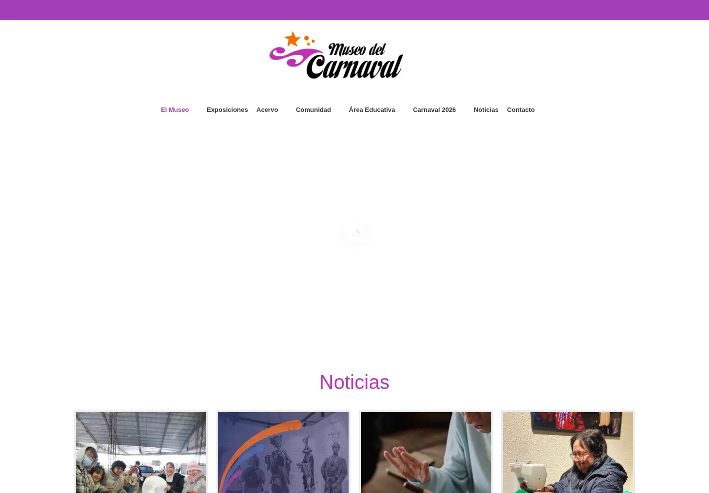 Screenshot of museodelcarnaval.org