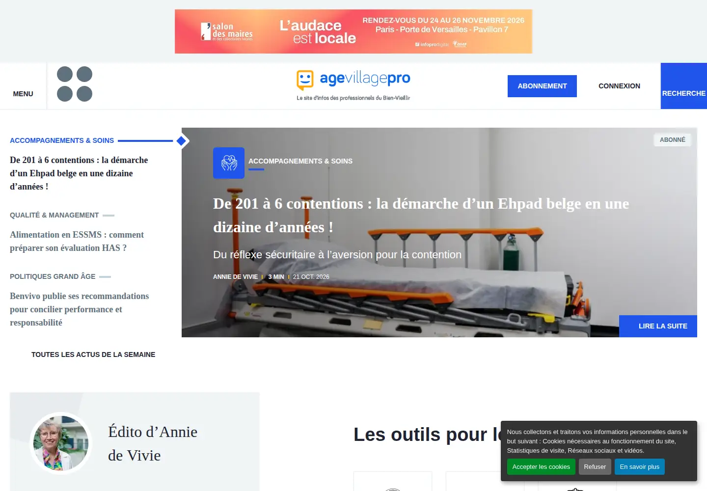 Screenshot of agevillagepro.com