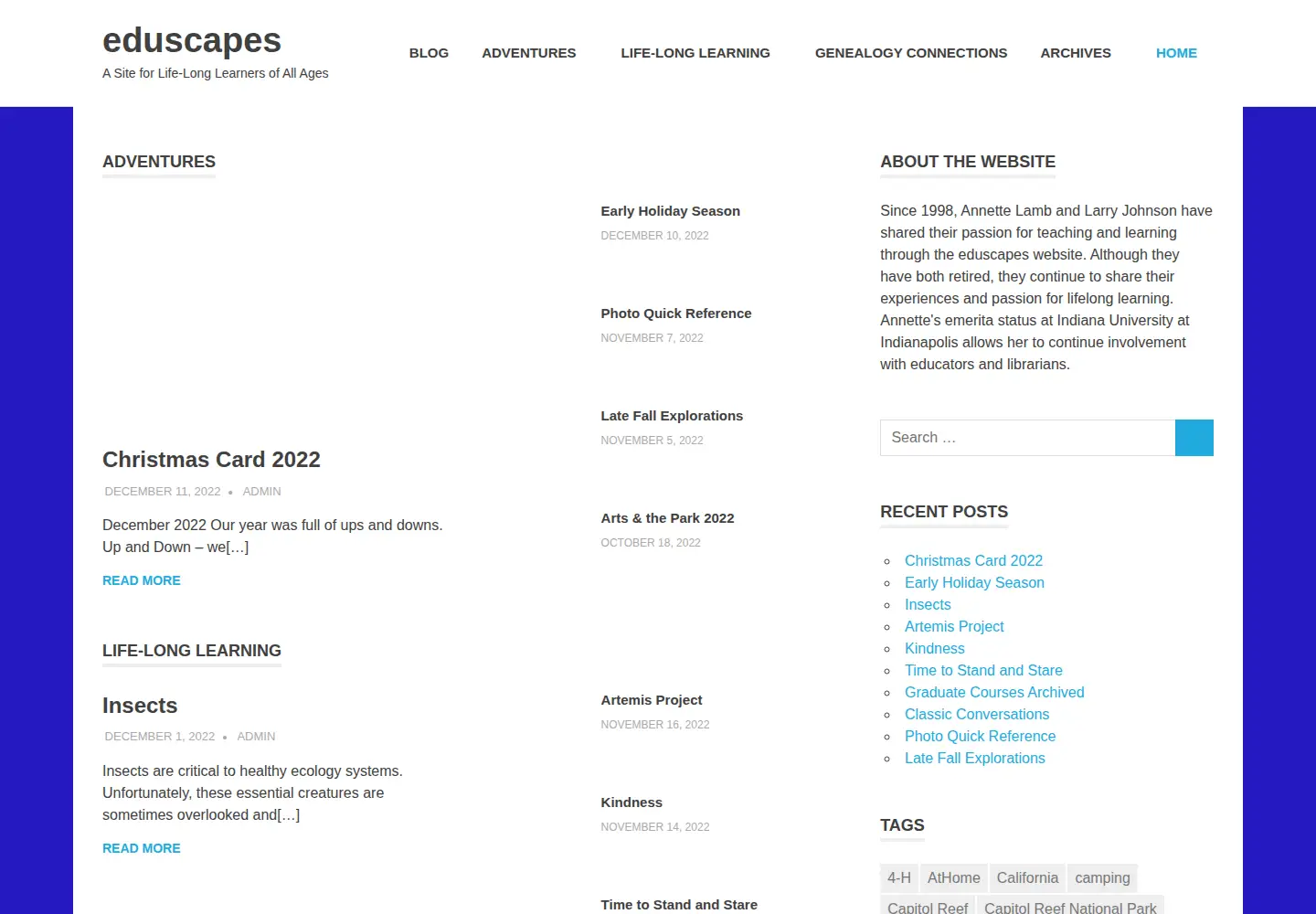 Screenshot of eduscapes.com