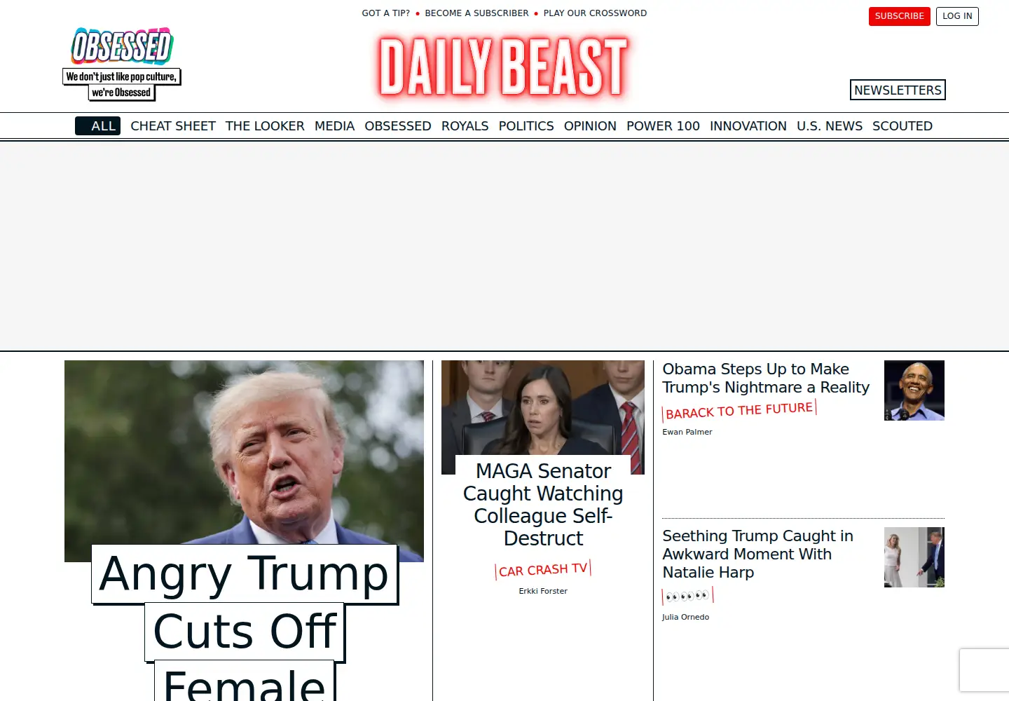 Screenshot of thedailybeast.com