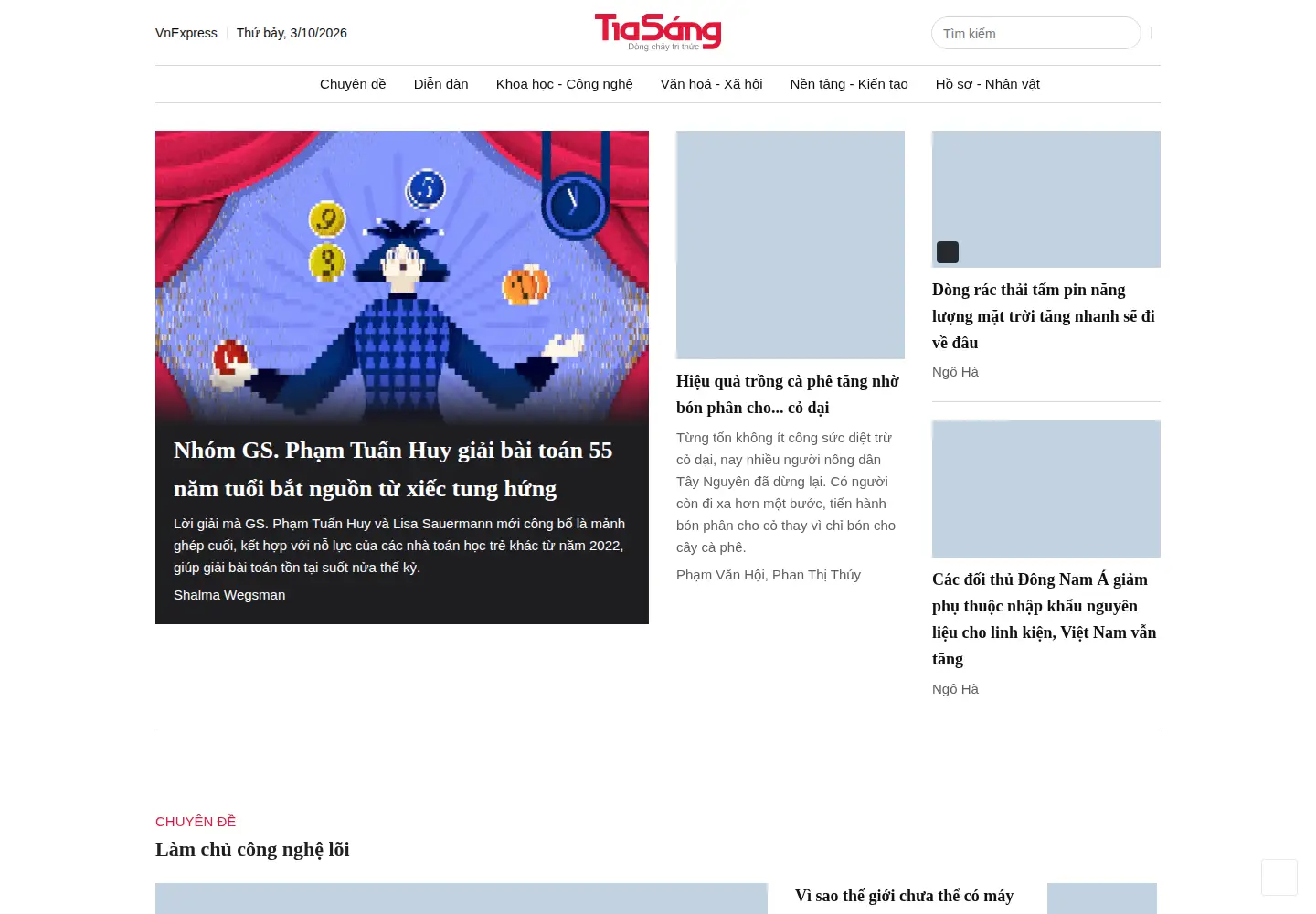 Screenshot of tiasang.com.vn