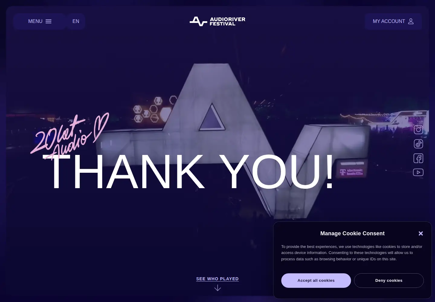 Screenshot of audioriver.pl