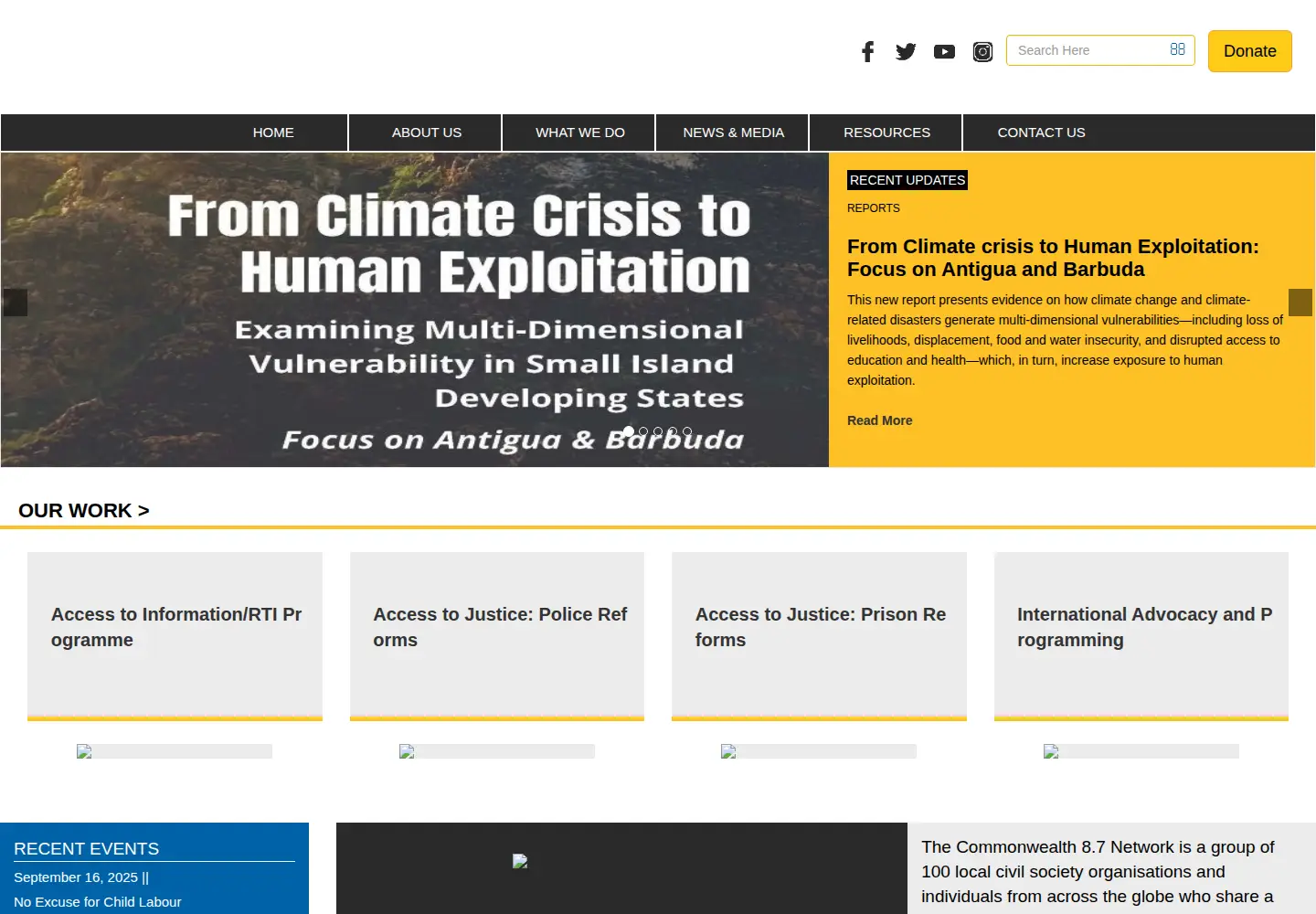 Screenshot of humanrightsinitiative.org