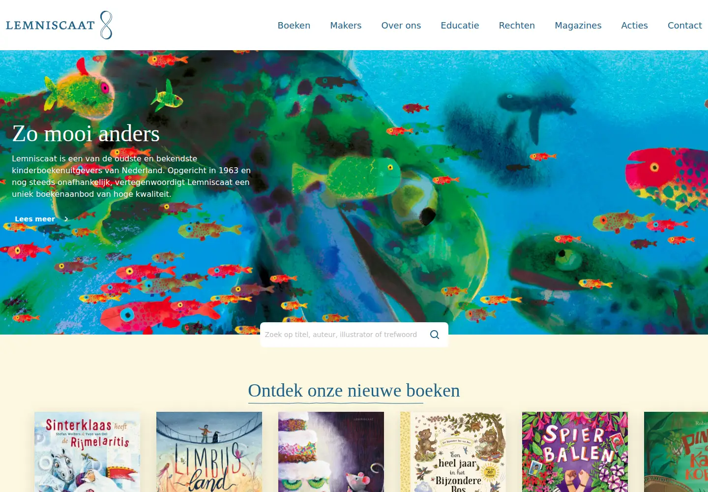 Screenshot of lemniscaat.nl