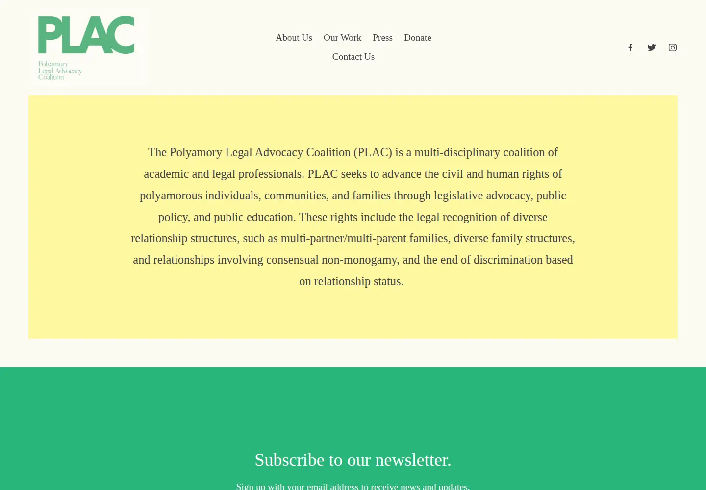 Screenshot of polyamorylegal.org