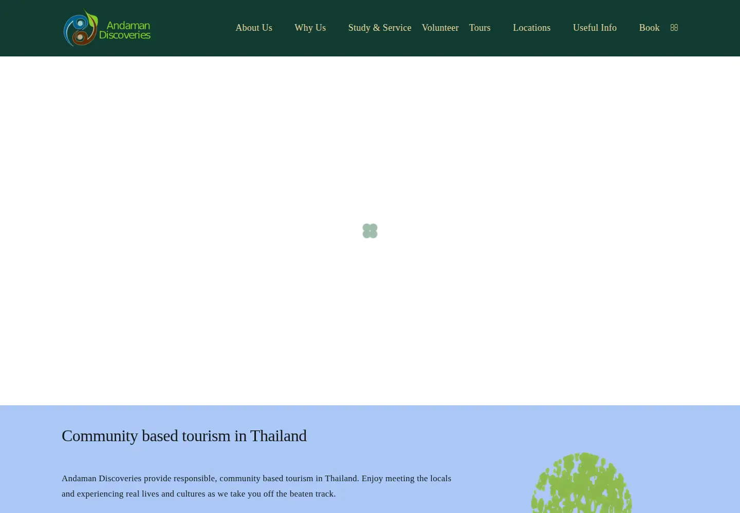Screenshot of andamandiscoveries.com