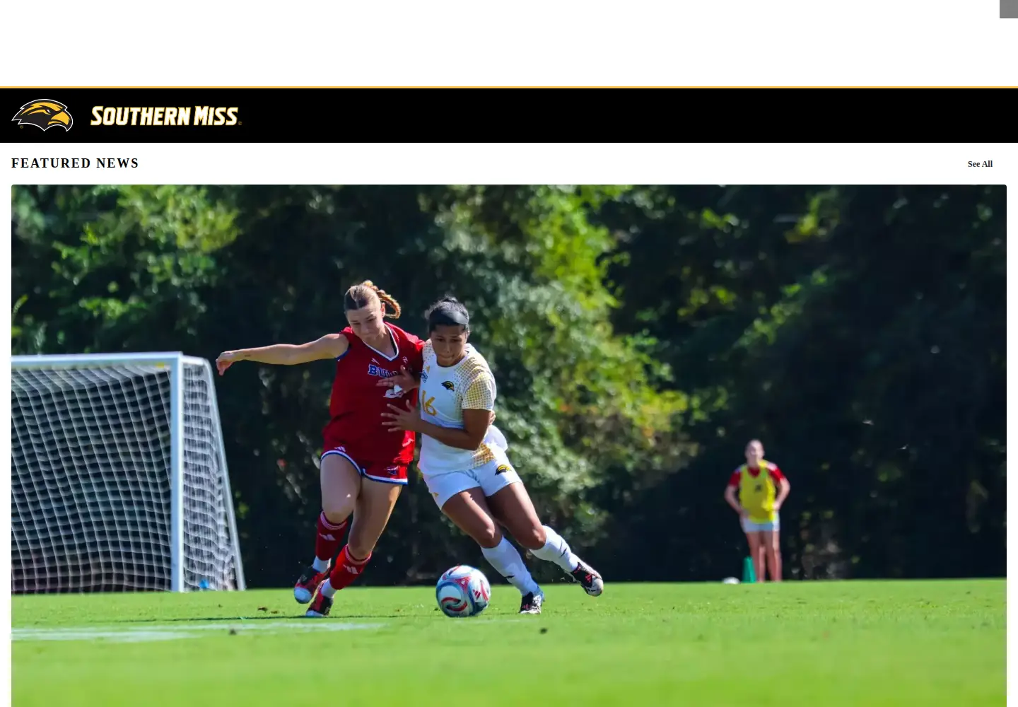 Screenshot of southernmiss.com