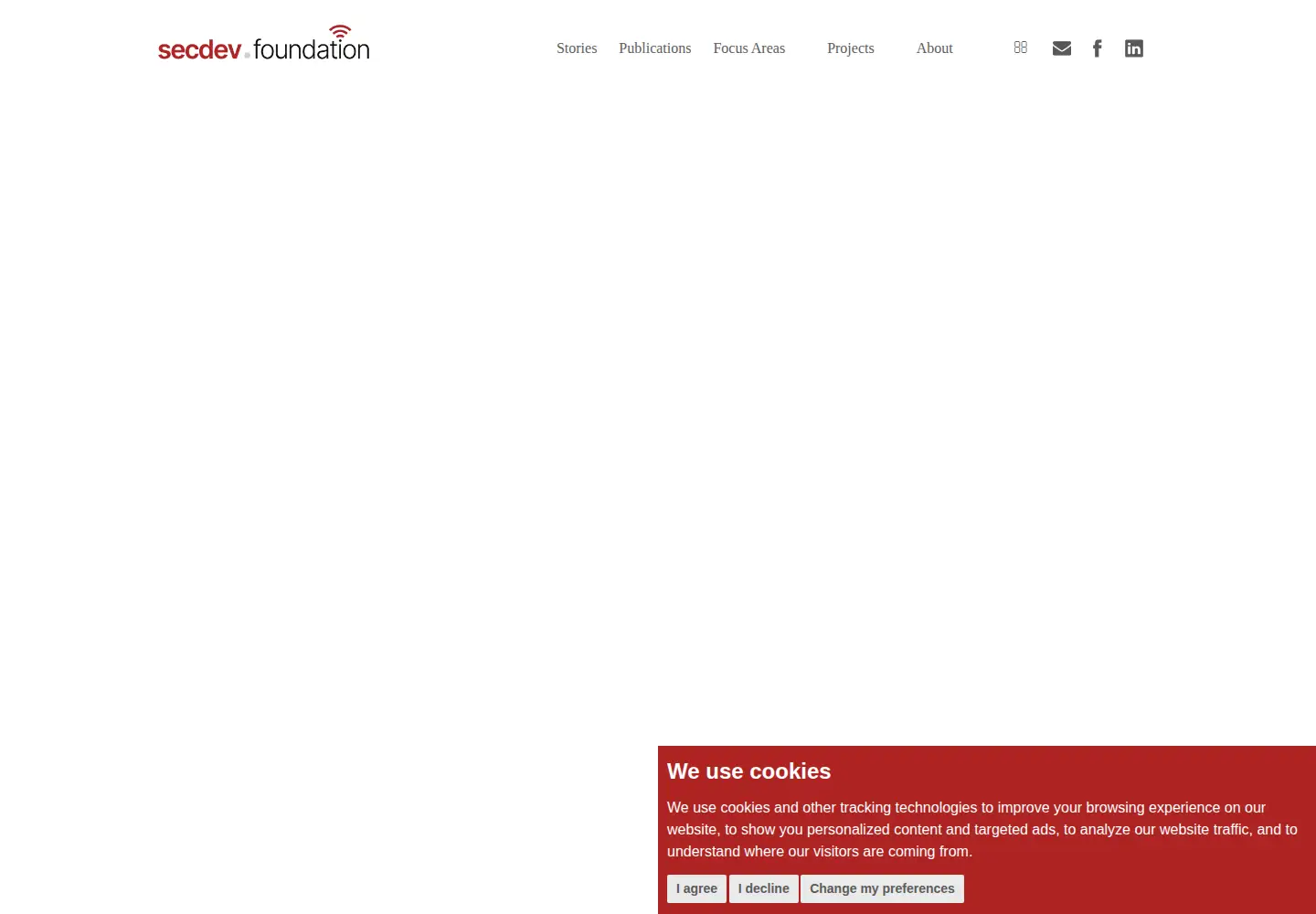 Screenshot of secdev-foundation.org