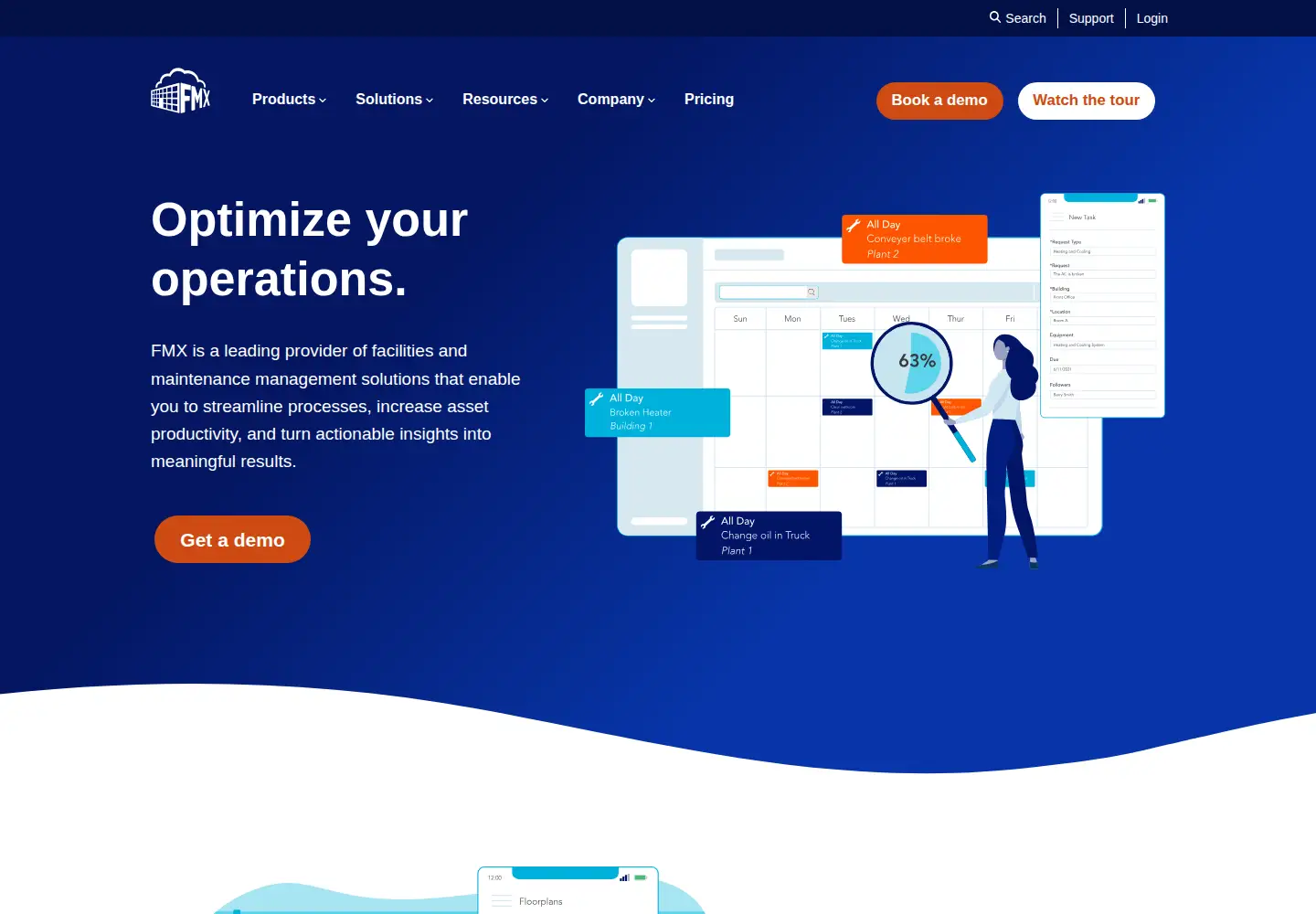 Screenshot of gofmx.com