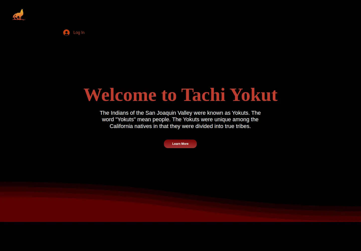 Captured homepage of tachi-yokut-nsn.gov in the current scan