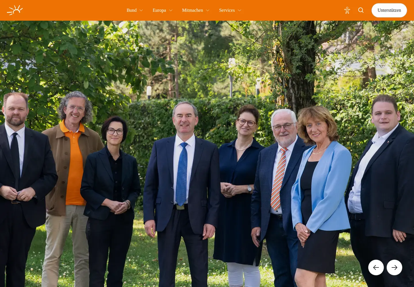 Screenshot of freiewaehler.eu