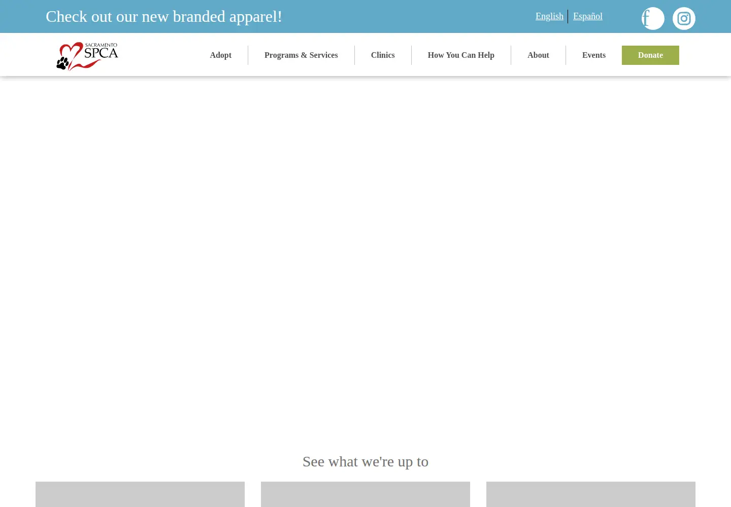 Screenshot of sspca.org