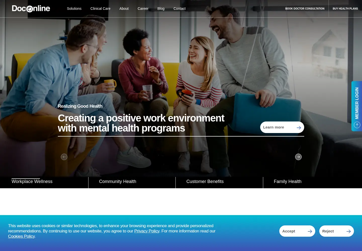 Screenshot of doconline.com