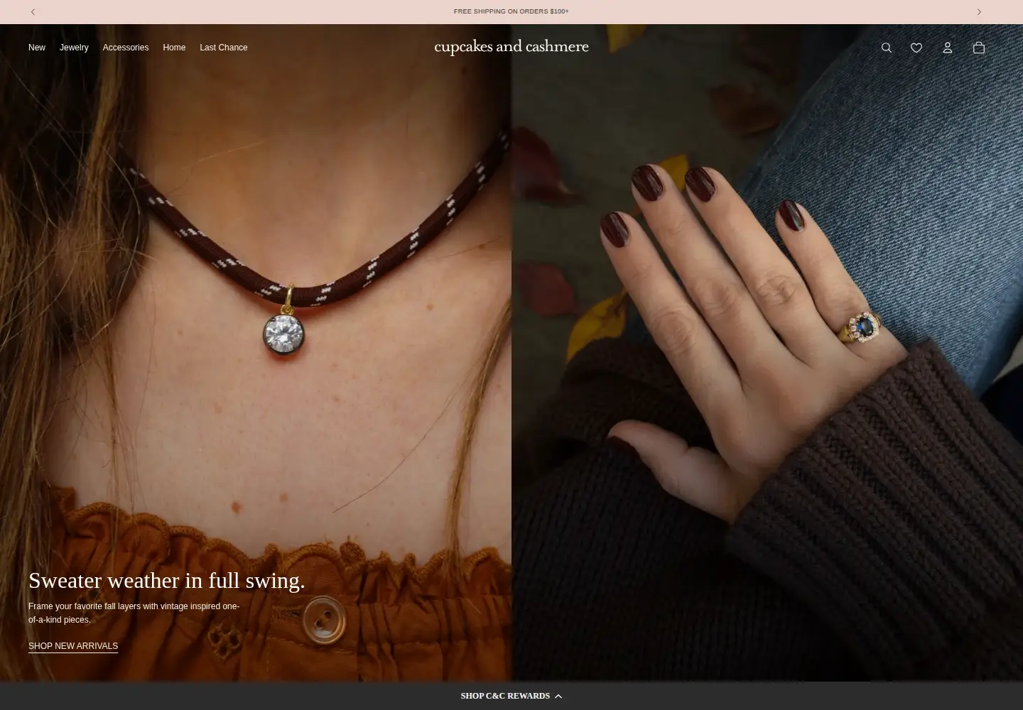Screenshot of cupcakesandcashmere.com