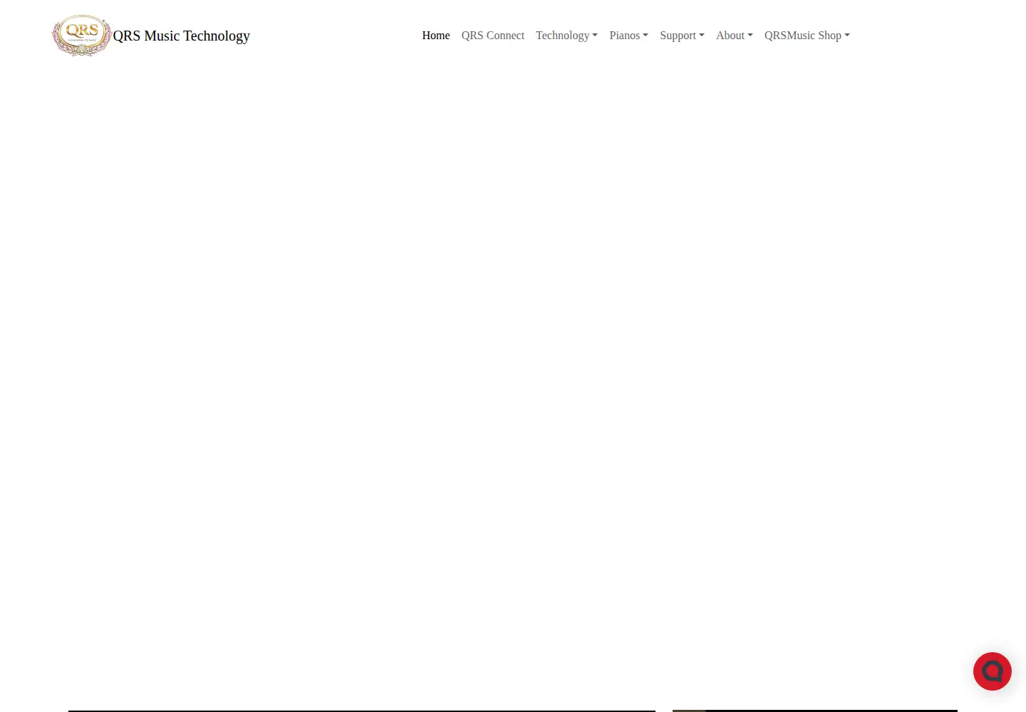 Screenshot of qrsmusic.com