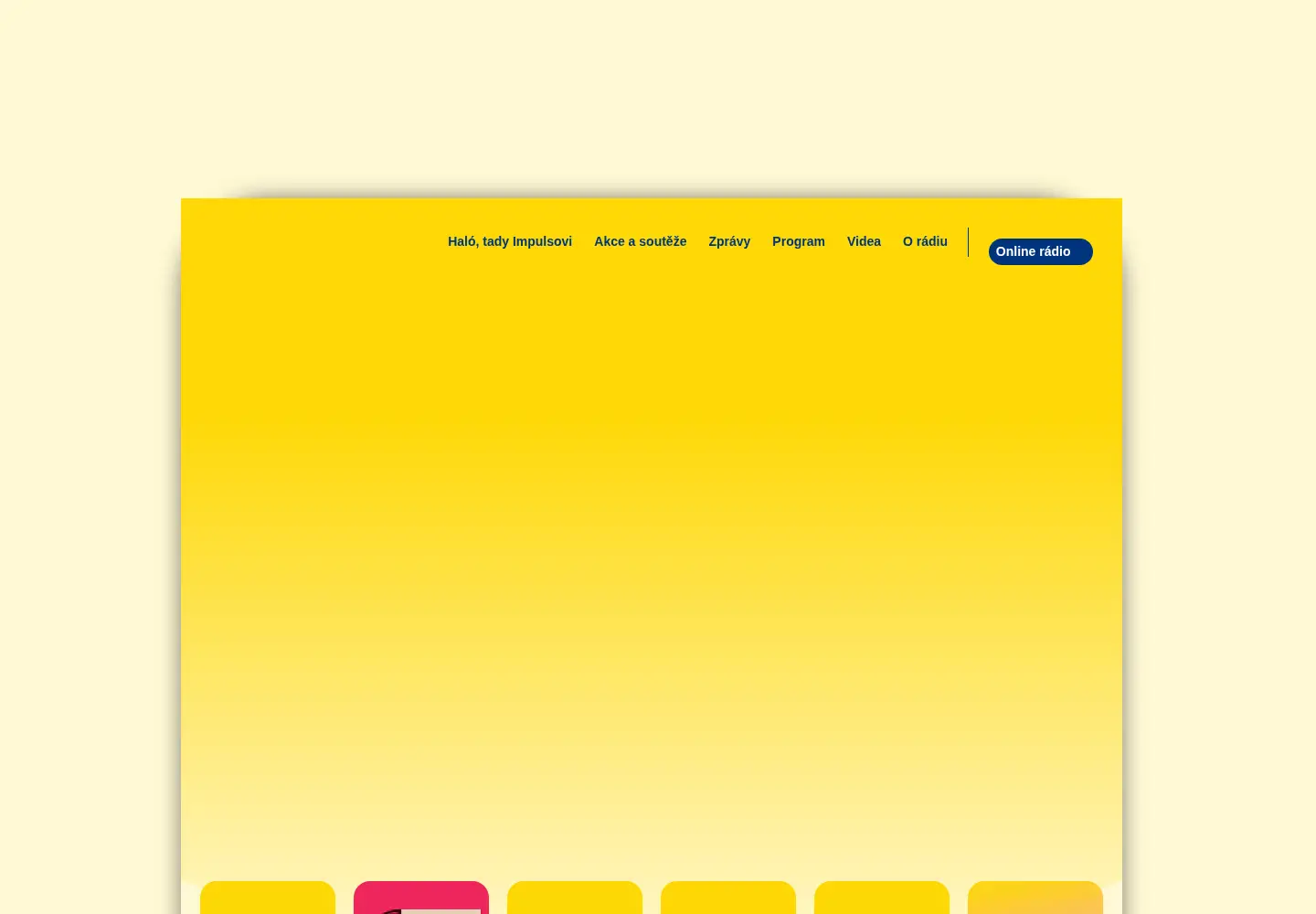 Screenshot of impuls.cz
