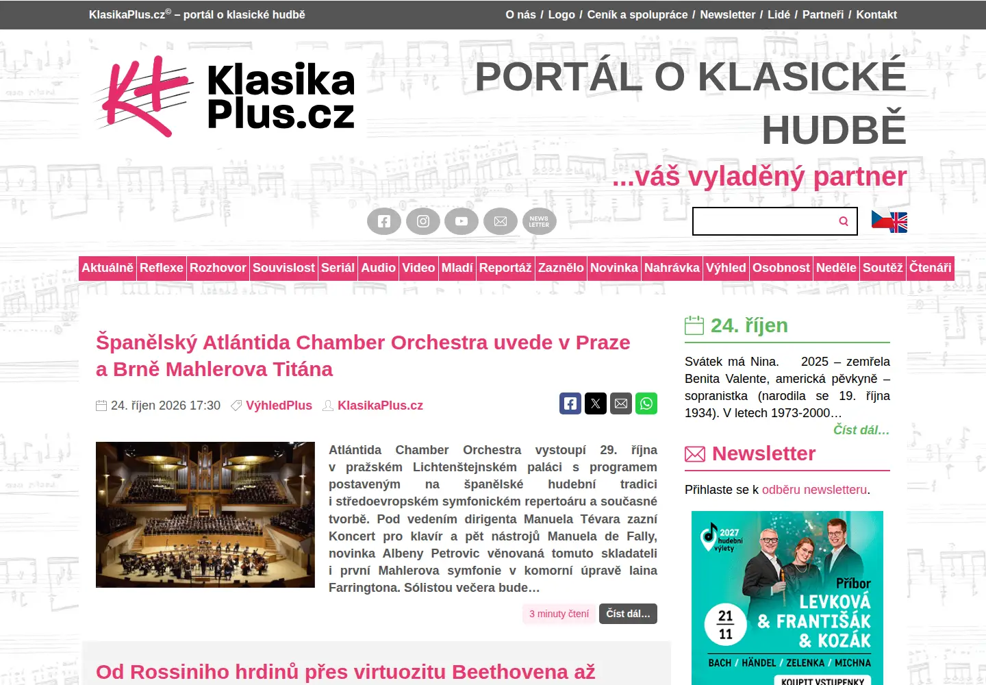 Screenshot of klasikaplus.cz