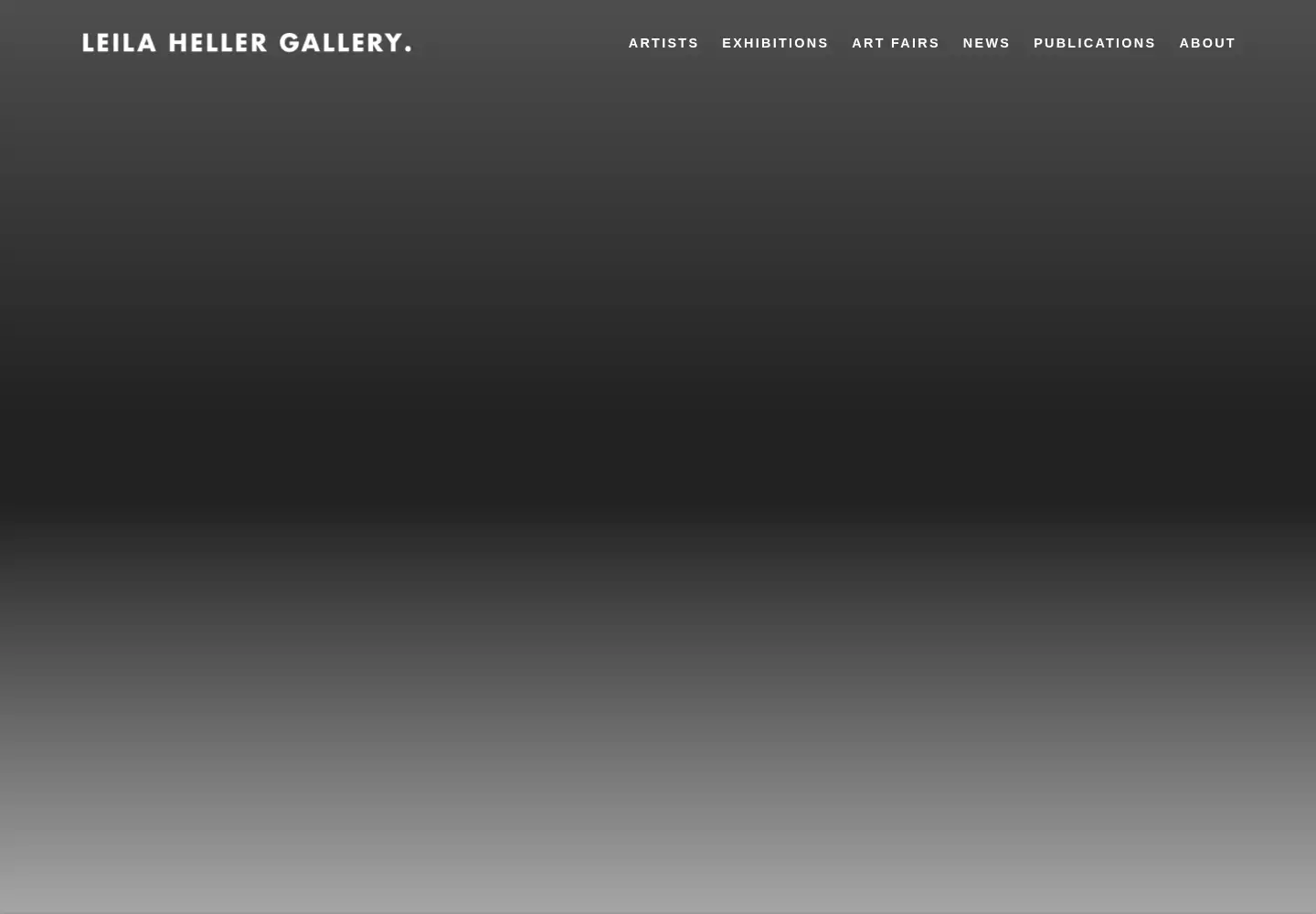 Screenshot of leilahellergallery.com