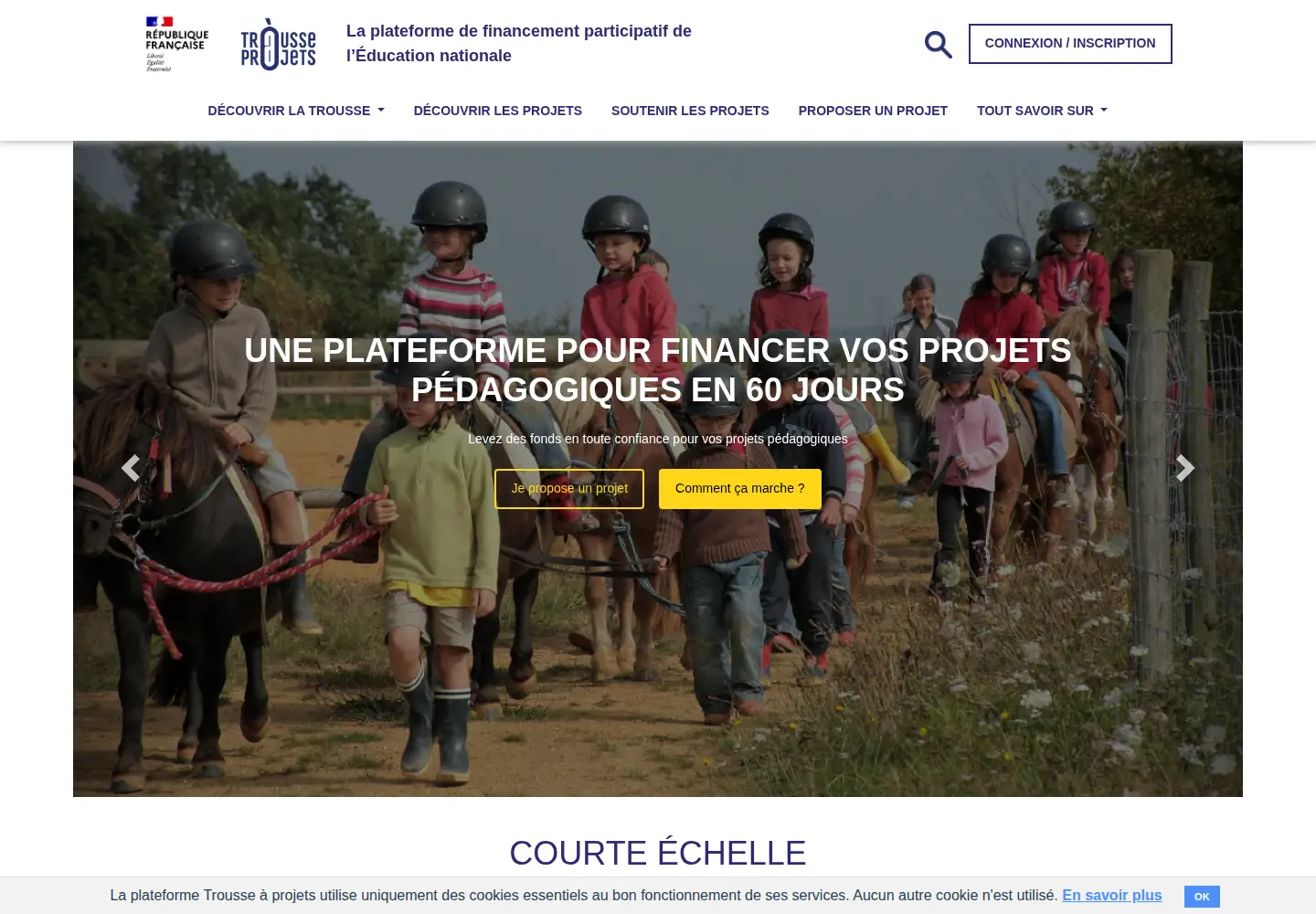 Screenshot of trousseaprojets.fr