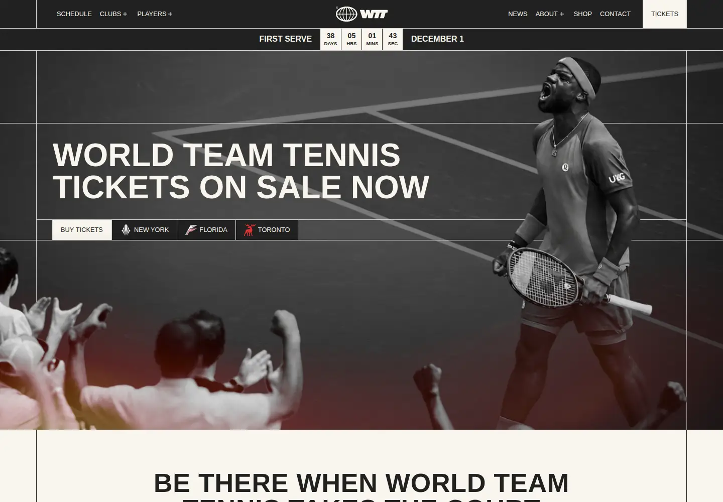 Screenshot of wtt.com