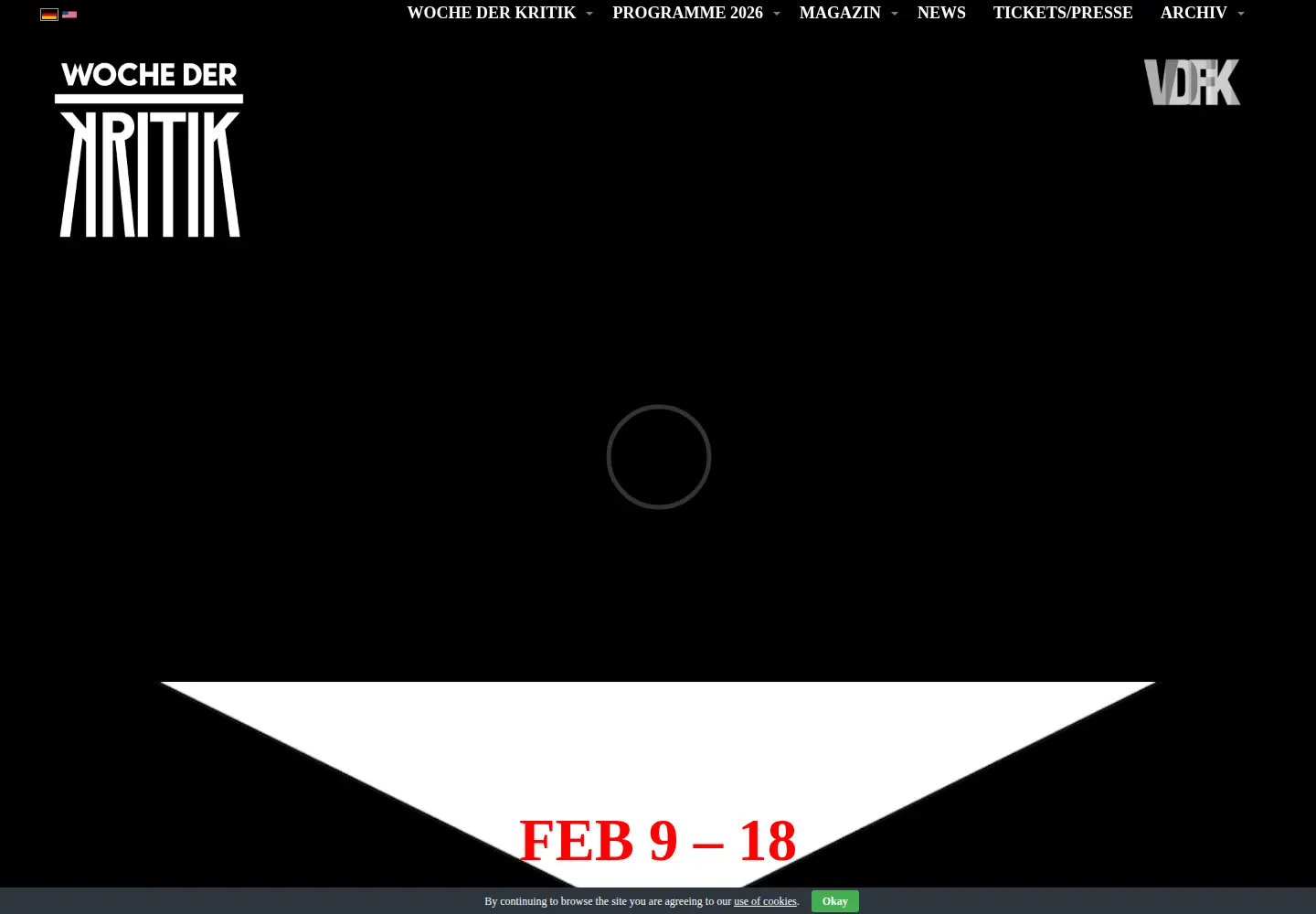 Captured homepage of wochederkritik.de in the current scan