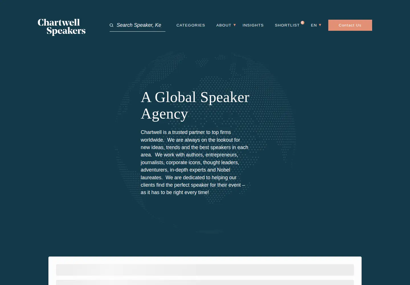 Screenshot of chartwellspeakers.com