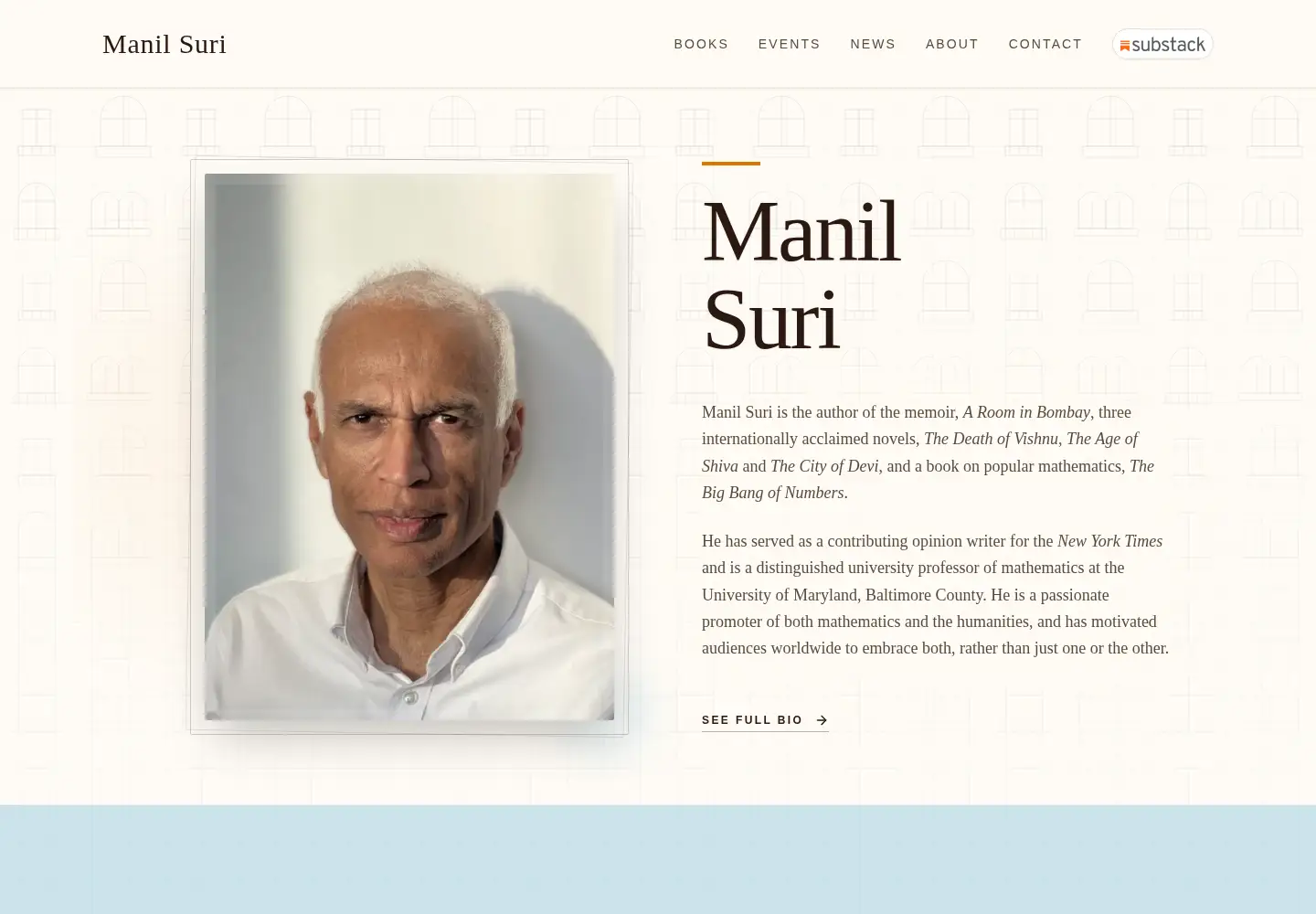 Captured homepage of manilsuri.com in the current scan